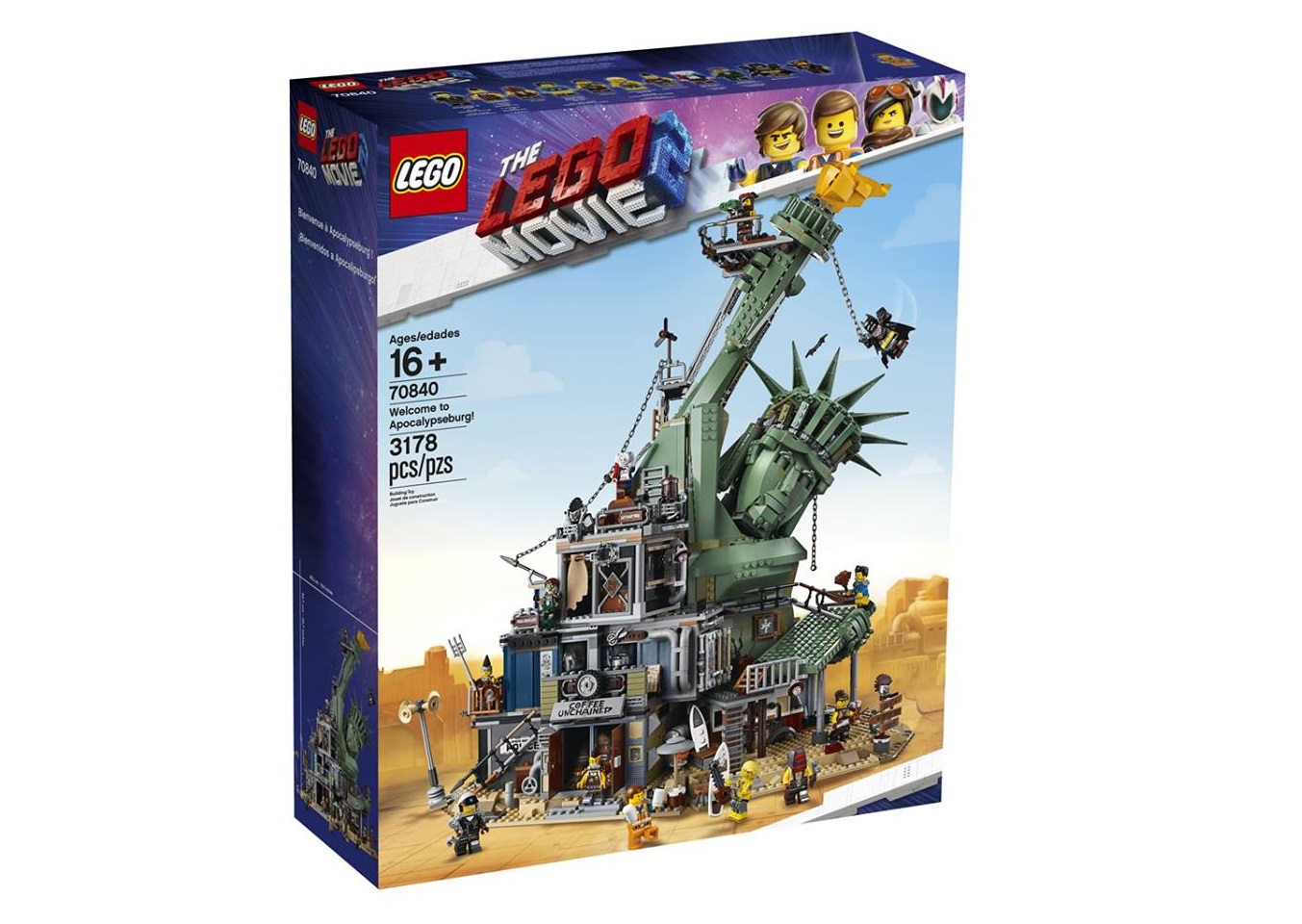 Sets LEGO The Lego Movie 70840 Welcome to Apocalypseburg Minifig pictures.be